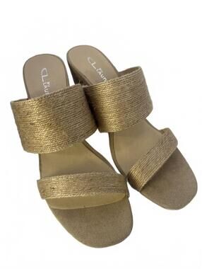 Chinese Laundry Jute Wedge Sandals Women's Size 8.5 Beige CL by Laundry NWOT